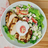 Chicken Gyro Salad with Tzatziki Sauce