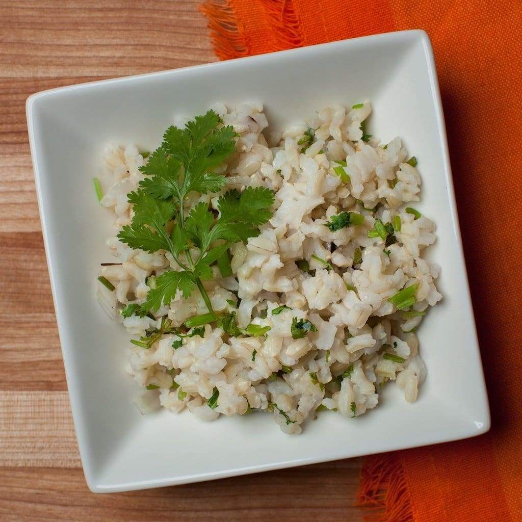 Cilantro-Lime Brown Rice Side