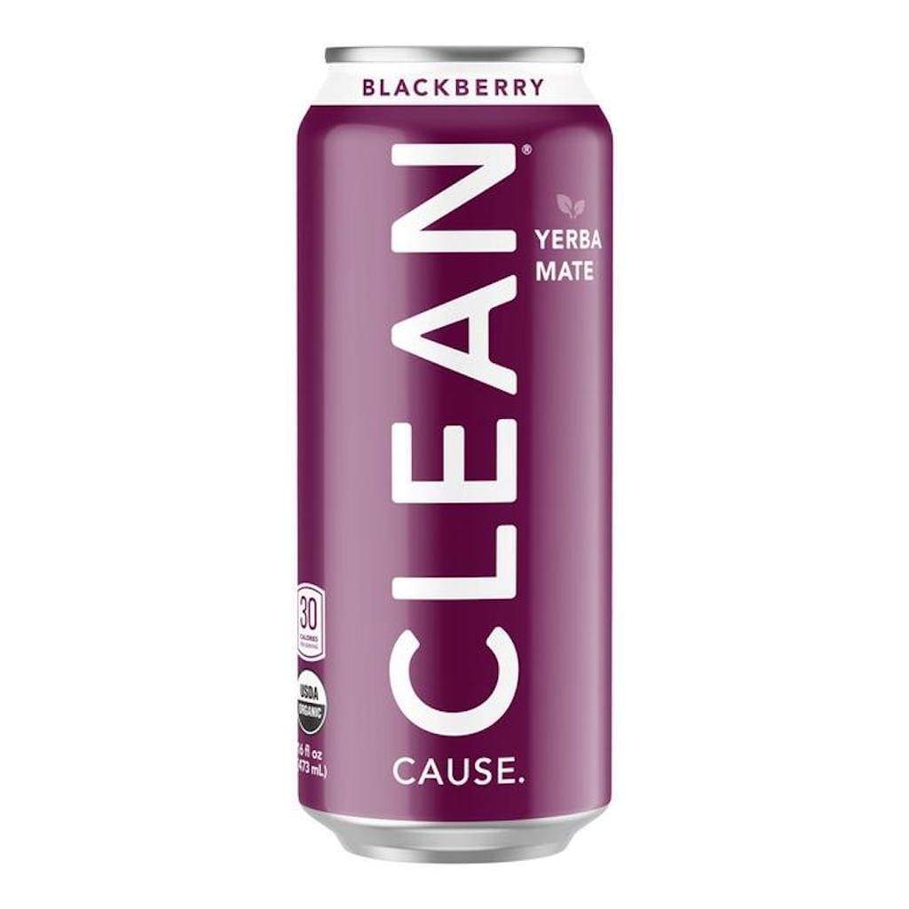 Clean Sparkling Blackberry Yerba Mate